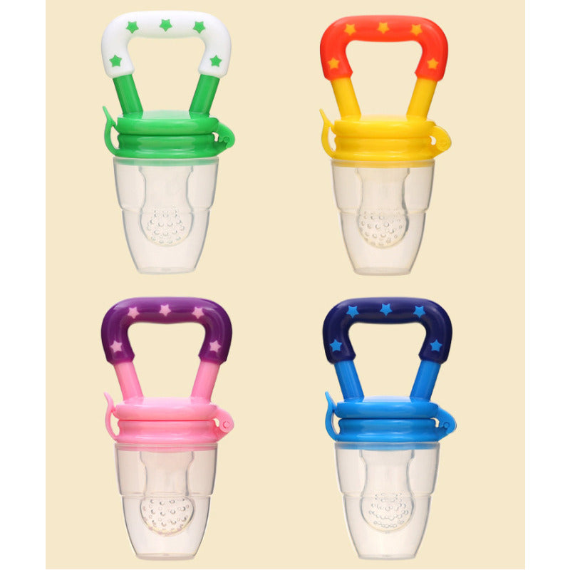 Baby Fruits Feeder Pacifier (4+ months) | Soft Silicone and BPA-Free for Fruit Feeder for Weaning and Teething