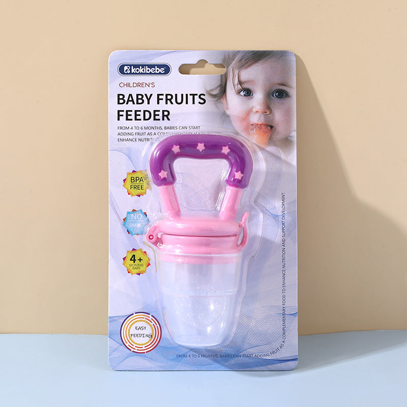 Baby Fruits Feeder Pacifier (4+ months) | Soft Silicone and BPA-Free for Fruit Feeder for Weaning and Teething