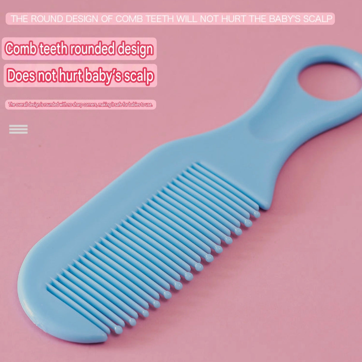 10-Piece Baby Care and Grooming Kit with Hair Brush, Comb, Nasal Aspirator, Digital Thermometer, Nail Scissors, Nail Clipper, Medicine Dropper, Nail File, Nose Tweezer, and Nail Clipper Cover