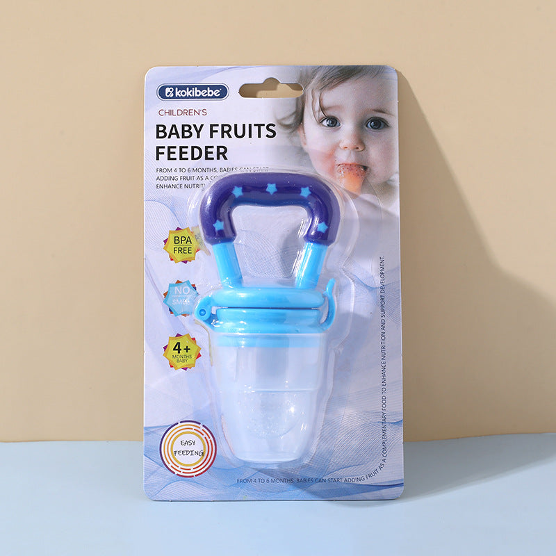 Baby Fruits Feeder Pacifier (4+ months) | Soft Silicone and BPA-Free for Fruit Feeder for Weaning and Teething