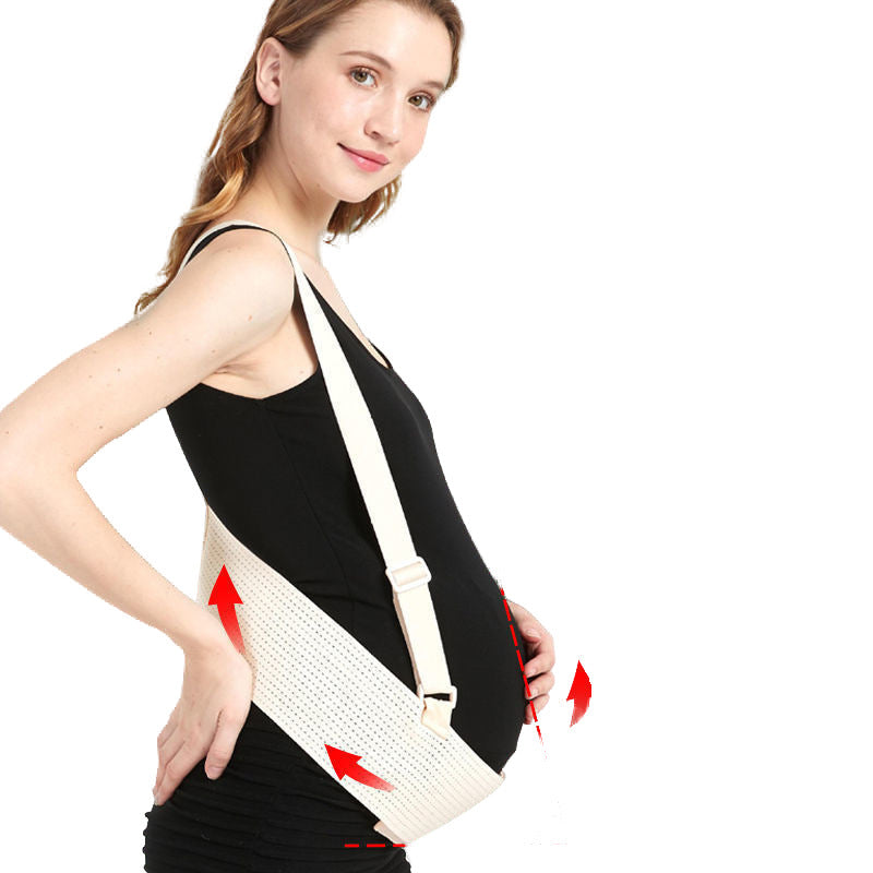 Maternity Support Belt for Pregnant Women in Mid-to-Late Pregnancy | Adjustable Back Pain Relief and Bump Lift Belt for 2nd and 3rd Trimester