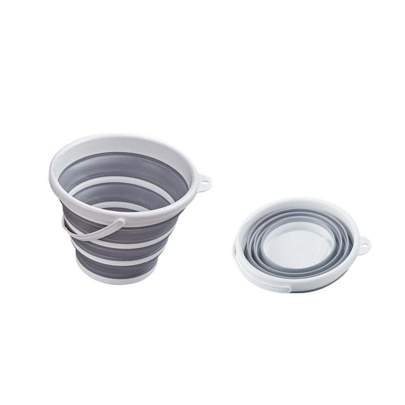 TENBABE 4-in-1 Baby Foldable Bathing Set with Bathtub, Bath Rack, Bucket, and Water Ladle.