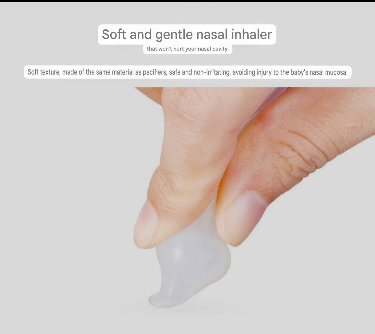 BPA-Free Baby Nasal Aspirator Set with Mouth Section | Anti-Backflow Nasal Aspirator Kit with Safety Filter