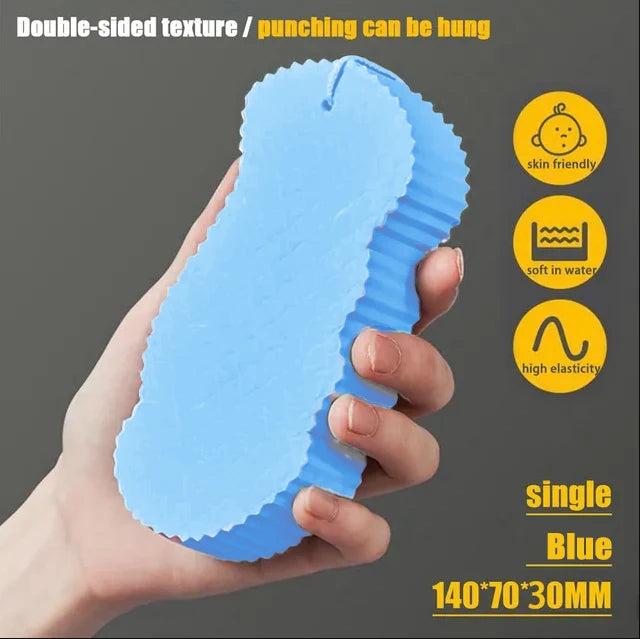 Gentle and Soft Baby Bath Sponge | 3D Exfoliating and Scrubbing Sponge