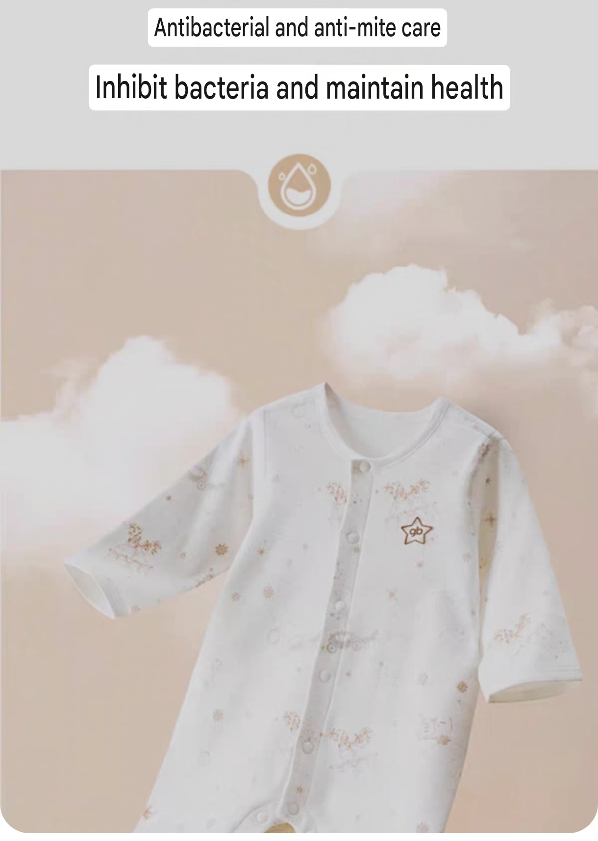 GOODBABY 10-Piece Clothing and Gift Set for Newborn Babies with Jacket, Pants, Jumpsuit, Hand Gloves, Foodmuffs, Bib, Face Towel, and Hats (0-3 months)