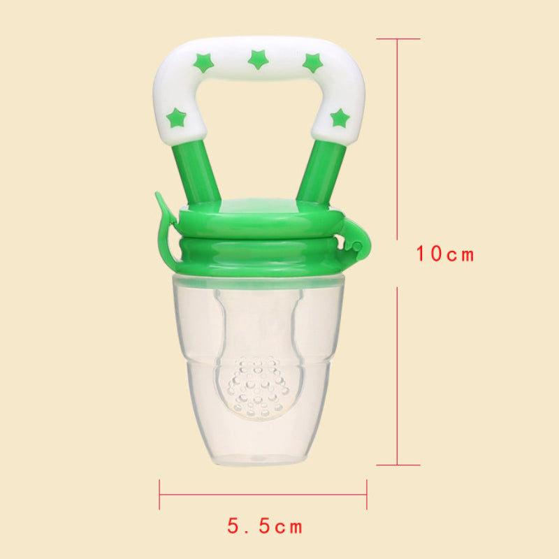 Baby Fruits Feeder Pacifier (4+ months) | Soft Silicone and BPA-Free for Fruit Feeder for Weaning and Teething