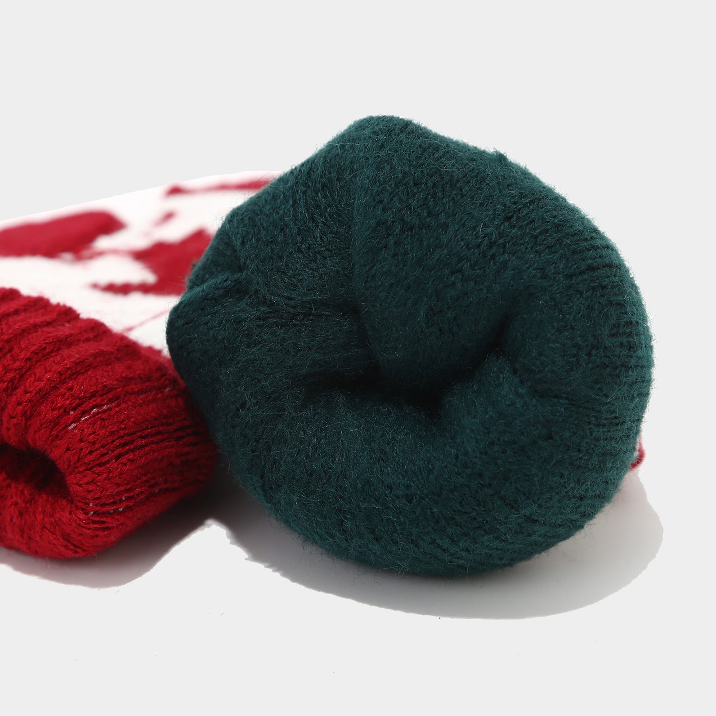 3-Piece Canadian Maple Leaf-Designed Set with Beanie, Scarf and Mittens | Harmattan Set with Hat, Neck Warmer and Gloves