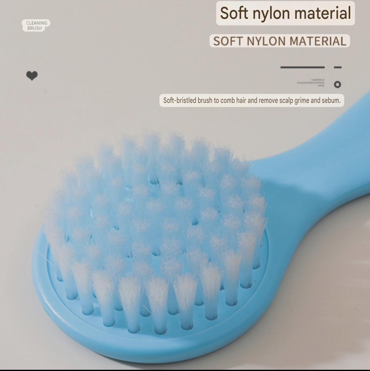 Soft Bristle Baby Brush and Comb Set | Newborn Hair Grooming Kit