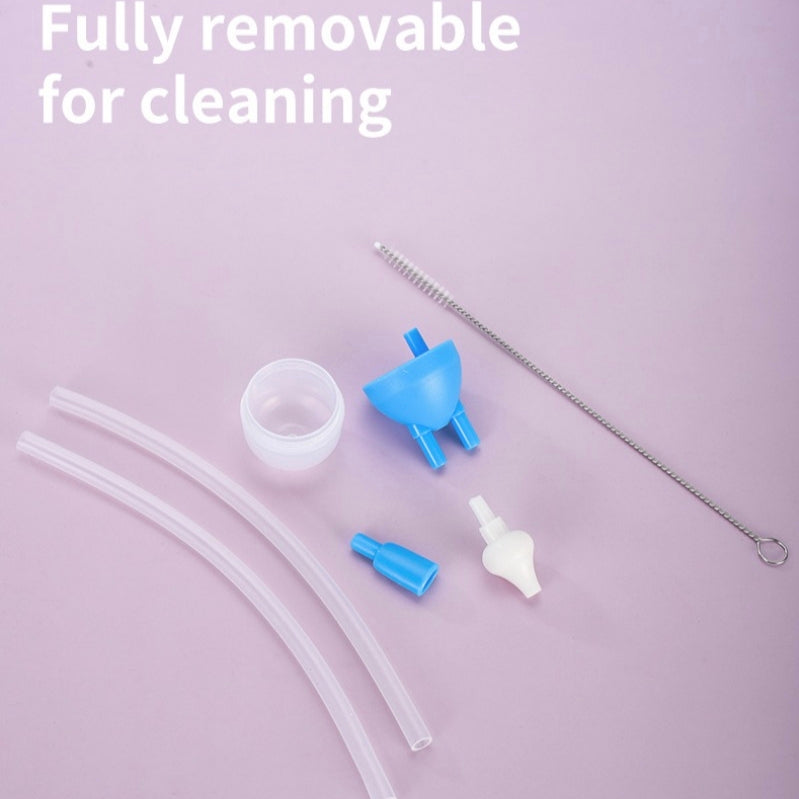 BPA-Free Baby Nasal Aspirator Set with Mouth Section | Anti-Backflow Nasal Aspirator Kit with Safety Filter