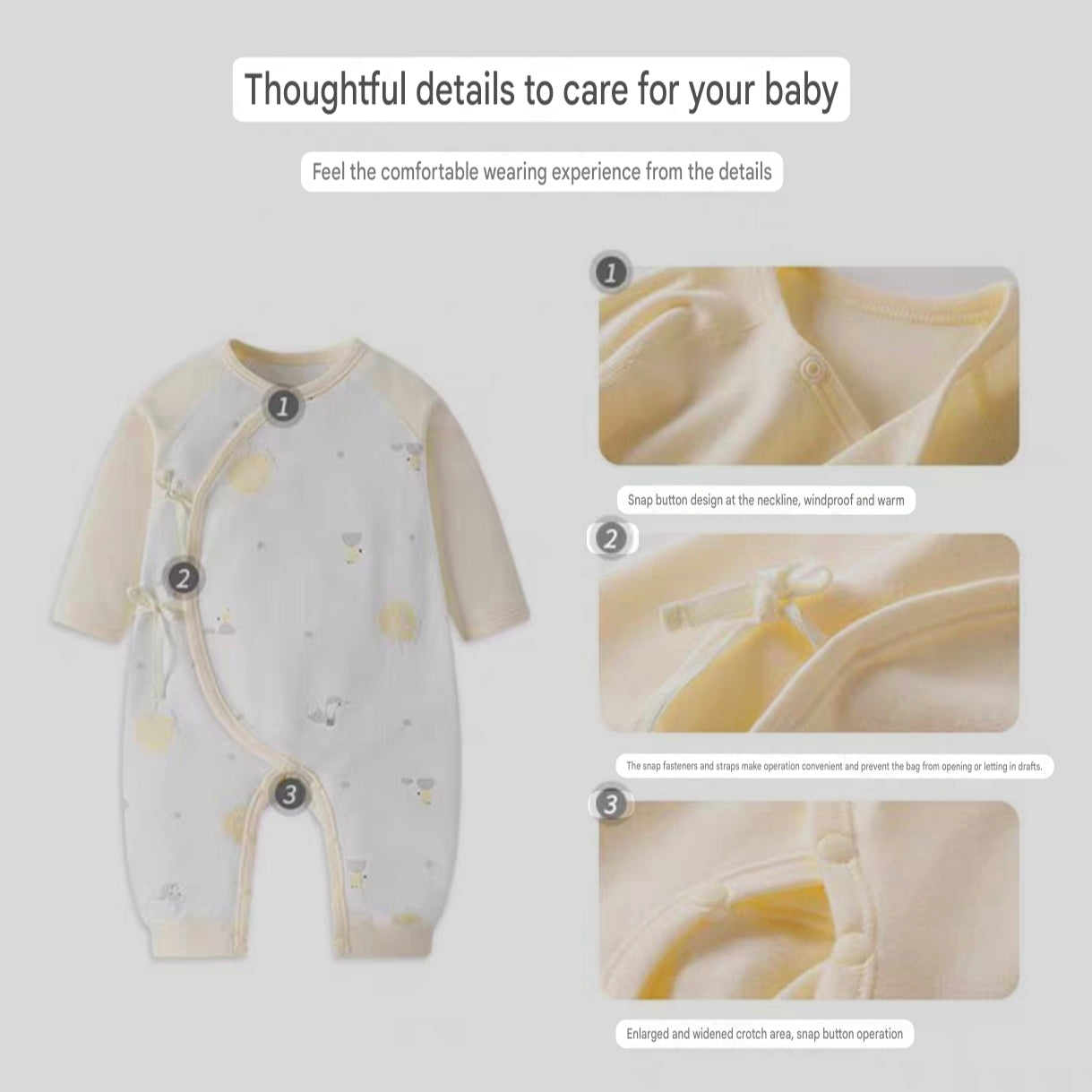 GOODBABY 10-Piece Clothing and Gift Set for Newborn Babies with Jacket, Pants, Jumpsuit, Hand Gloves, Foodmuffs, Bib, Face Towel, and Hats (0-3 months)