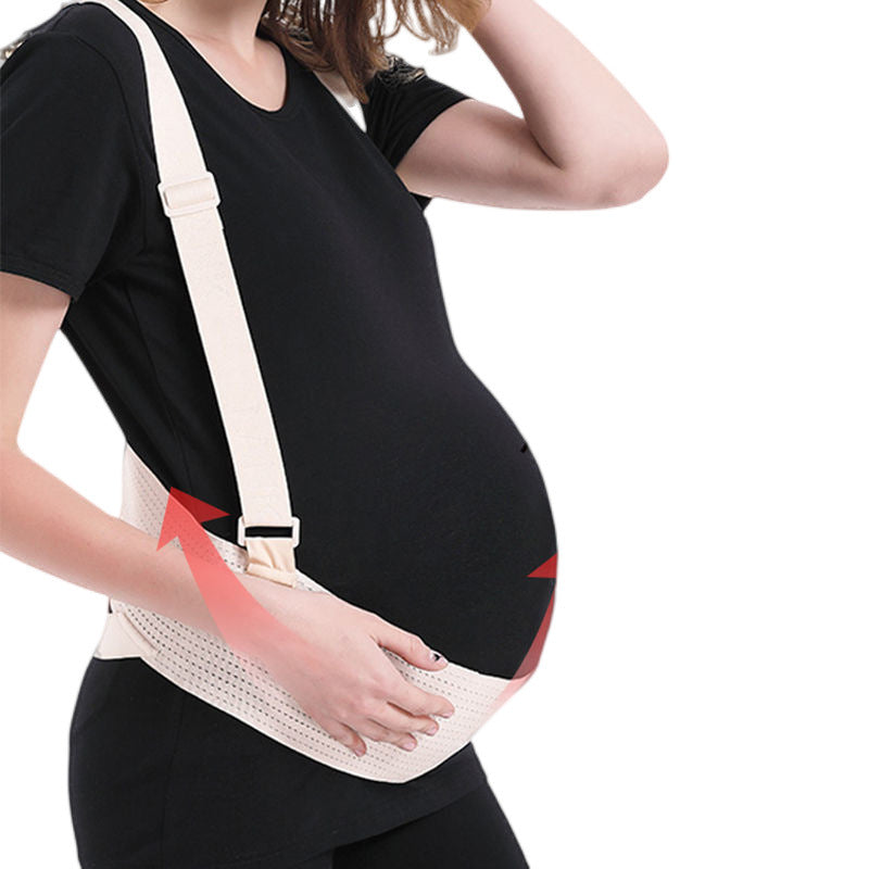 Maternity Support Belt for Pregnant Women in Mid-to-Late Pregnancy | Adjustable Back Pain Relief and Bump Lift Belt for 2nd and 3rd Trimester