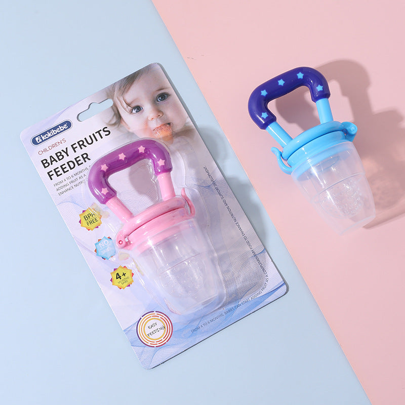 Baby Fruits Feeder Pacifier (4+ months) | Soft Silicone and BPA-Free for Fruit Feeder for Weaning and Teething