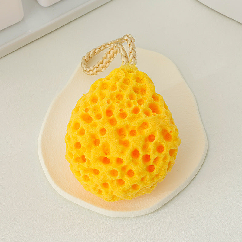Cute Honeycomb Baby Bath Sponge | Japanese Style Bath Sponge for Babies, Kids and Adults