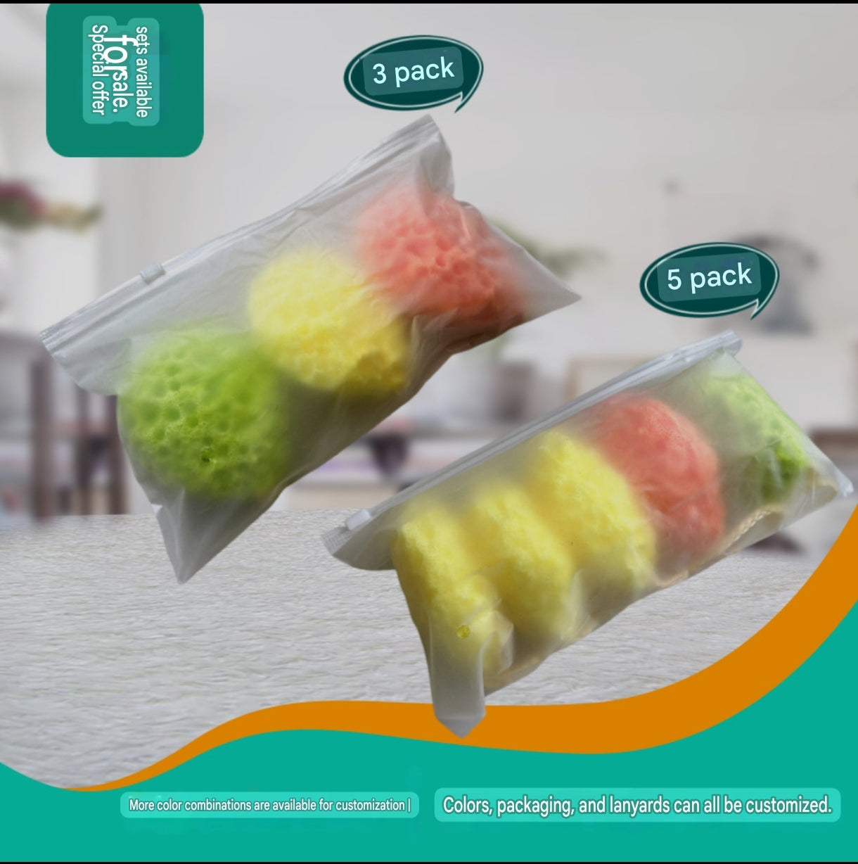 Cute Honeycomb Baby Bath Sponge | Japanese Style Bath Sponge for Babies, Kids and Adults