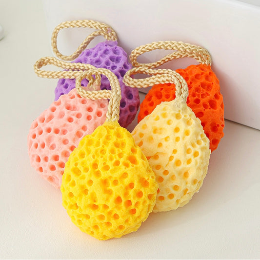 Cute Honeycomb Baby Bath Sponge | Japanese Style Bath Sponge for Babies, Kids and Adults