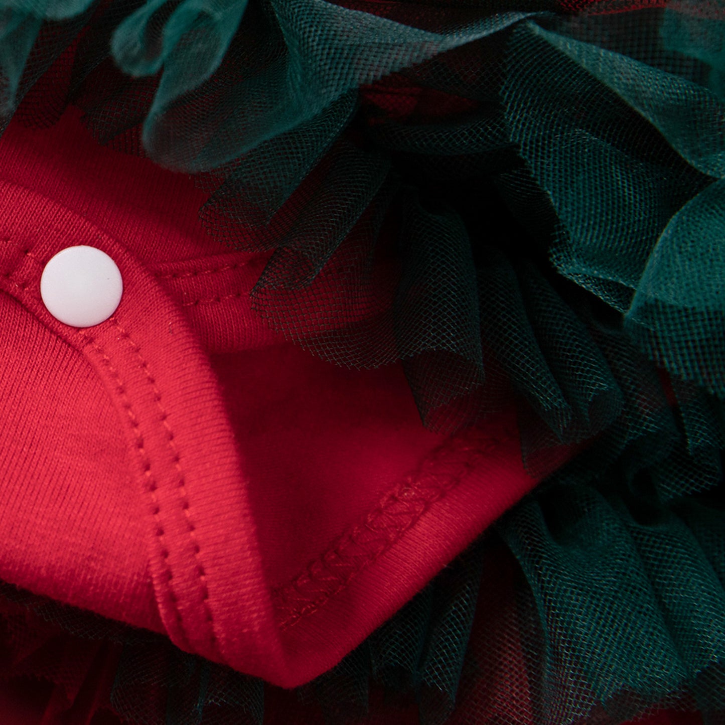 2-Piece "My 1st Christmas" Outfit Set for Girls with Long-Sleeve Romper Dress and Headband