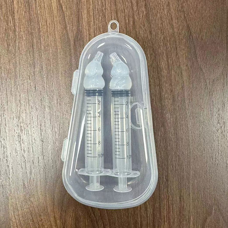 Syringe-Style Baby Nasal Irrigators (10ml) | Silicone Nose Cleaner Syringe for Babies, Toddlers and Infants