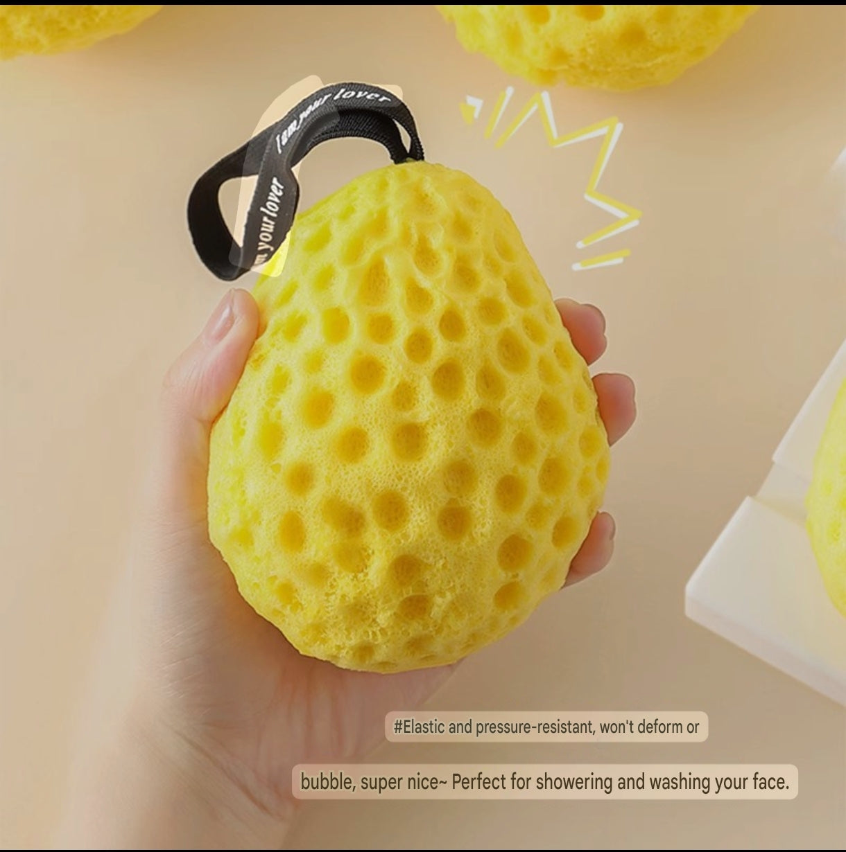 Japanese Honeycomb Baby Bath Sponge