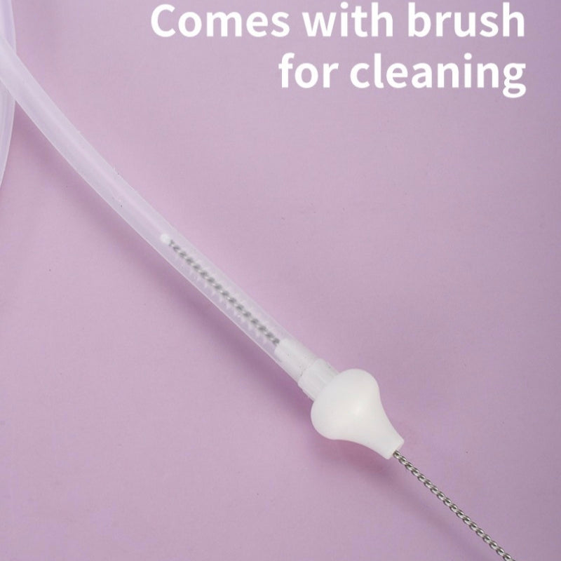 BPA-Free Baby Nasal Aspirator Set with Mouth Section | Anti-Backflow Nasal Aspirator Kit with Safety Filter