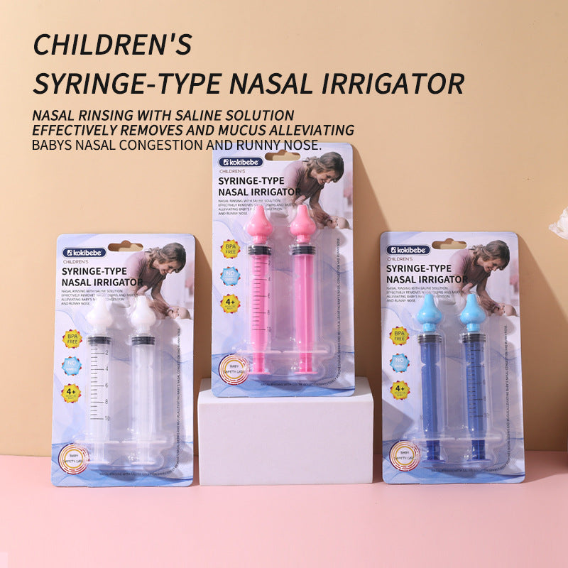 Syringe-Type Baby Nasal Irrigator