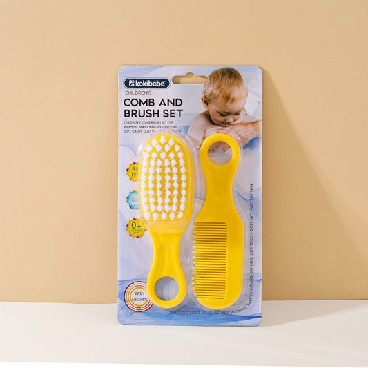 Newborn Baby Hair Comb and Brush Set | Premium Baby Hair Care Kit