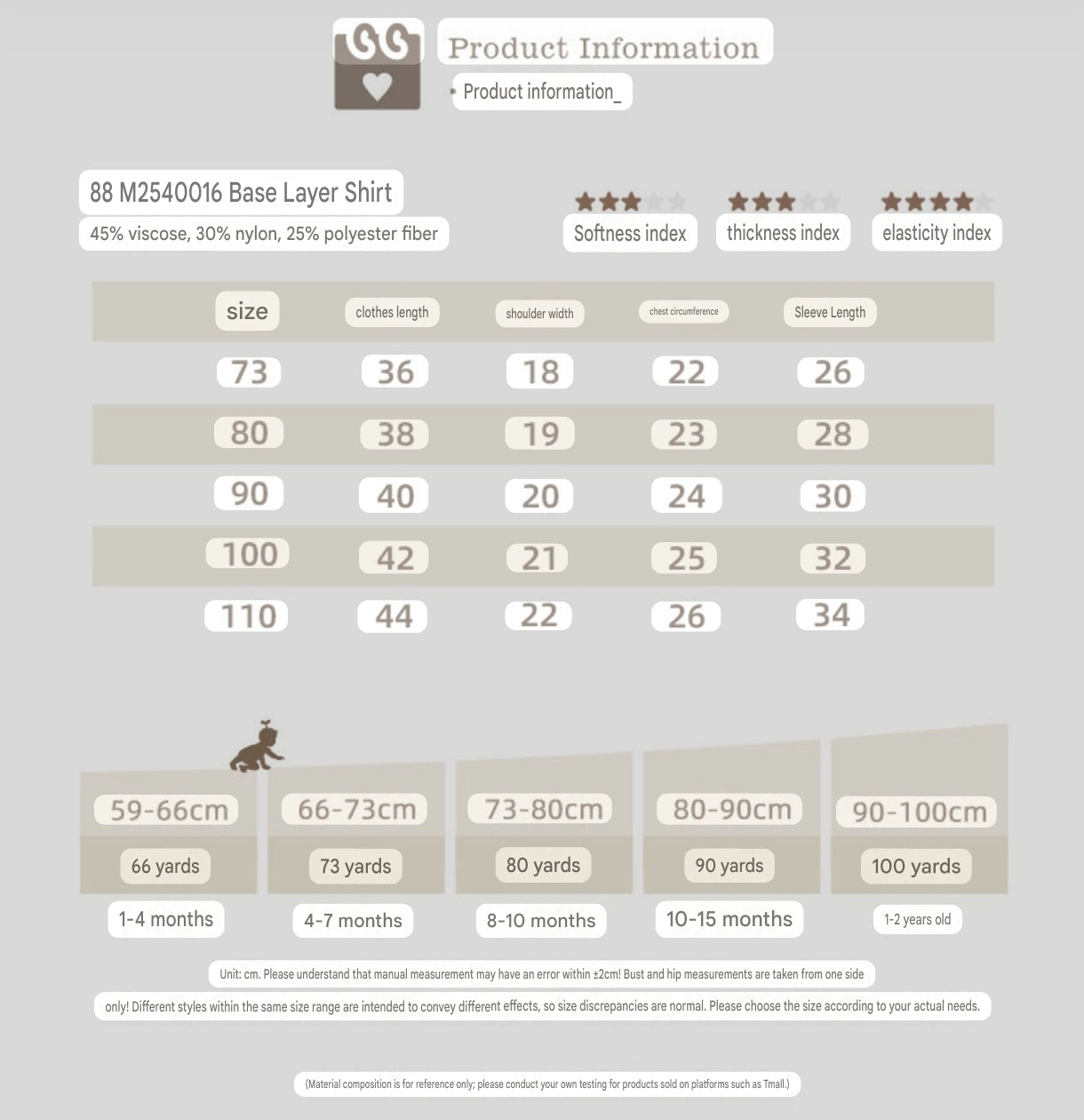 Baby Long-Sleeve Ribbed Knit Top | Baby Knitted Inner Sweater