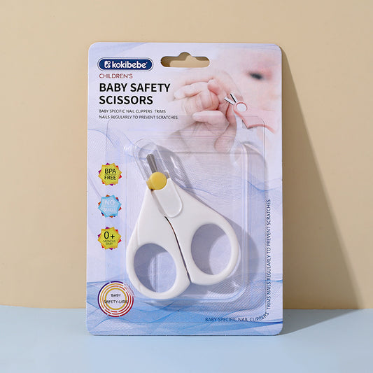 Rounded-Tip Baby Safety Scissors | Nail Trimming Scissors for Babies and Toddlers