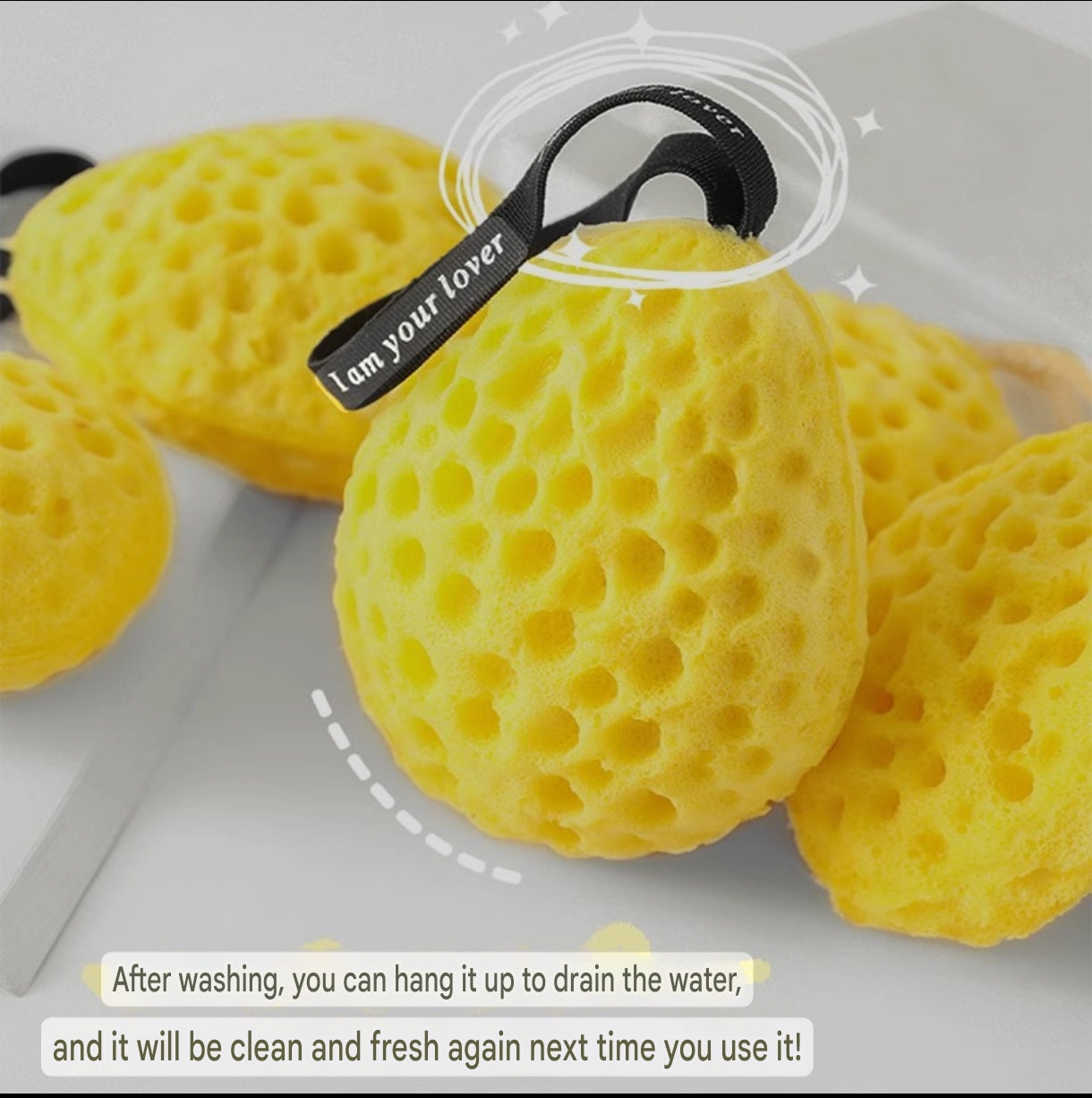 Japanese Honeycomb Baby Bath Sponge