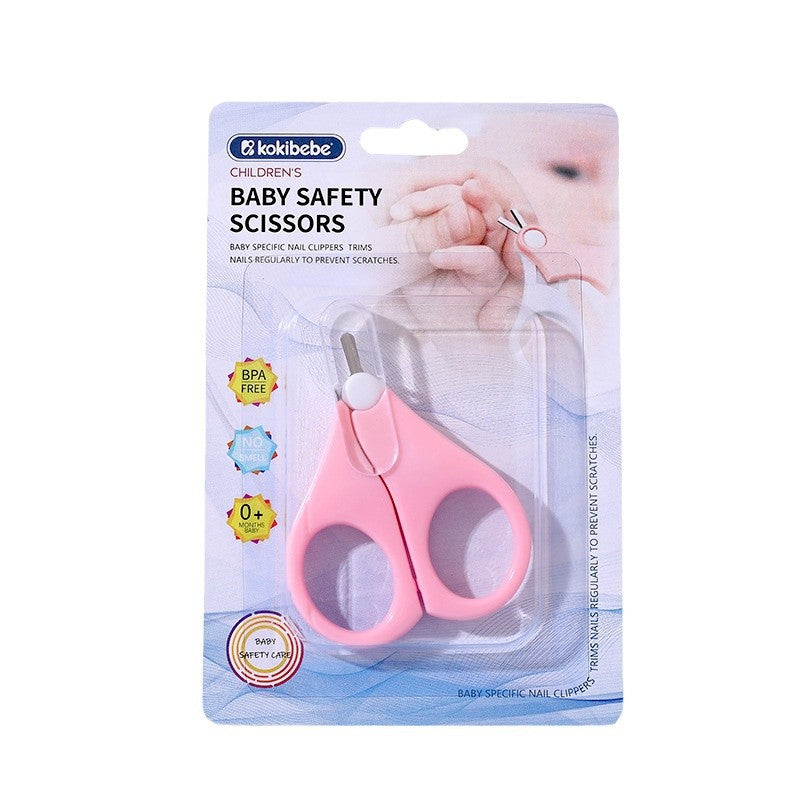 Rounded-Tip Baby Safety Scissors | Nail Trimming Scissors for Babies and Toddlers