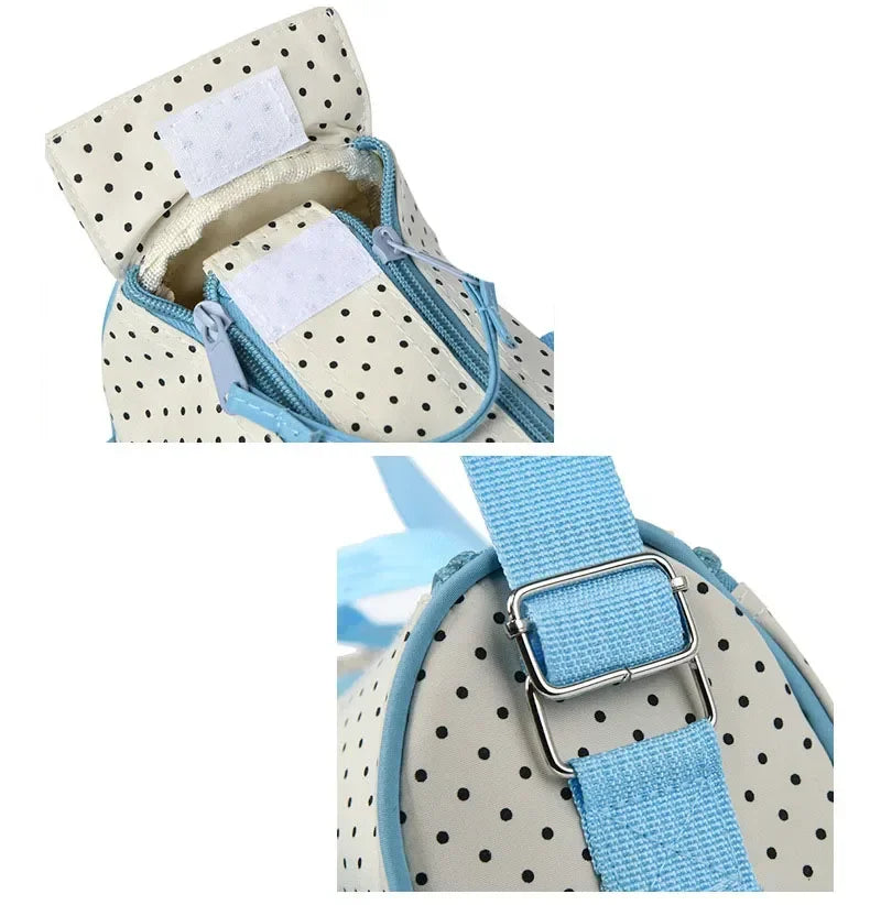 5-in-1 Diaper Bag Set with Large Bag, Small Bag, Bottle Bag, Food Bag, and Diaper Changing Pad