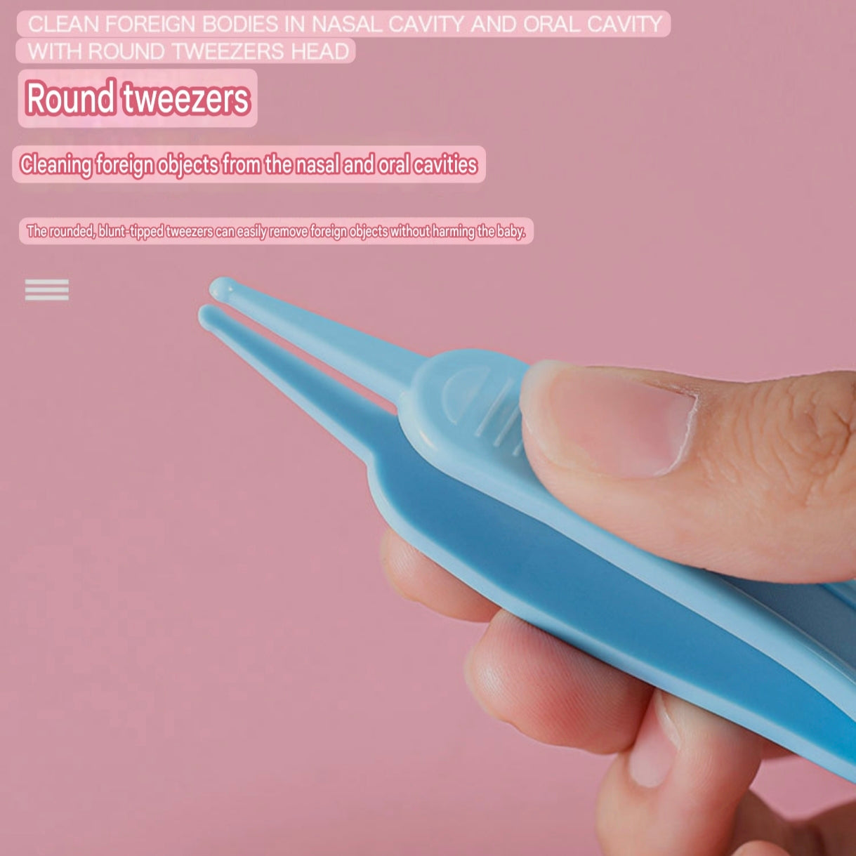 10-Piece Baby Care and Grooming Kit with Hair Brush, Comb, Nasal Aspirator, Digital Thermometer, Nail Scissors, Nail Clipper, Medicine Dropper, Nail File, Nose Tweezer, and Nail Clipper Cover