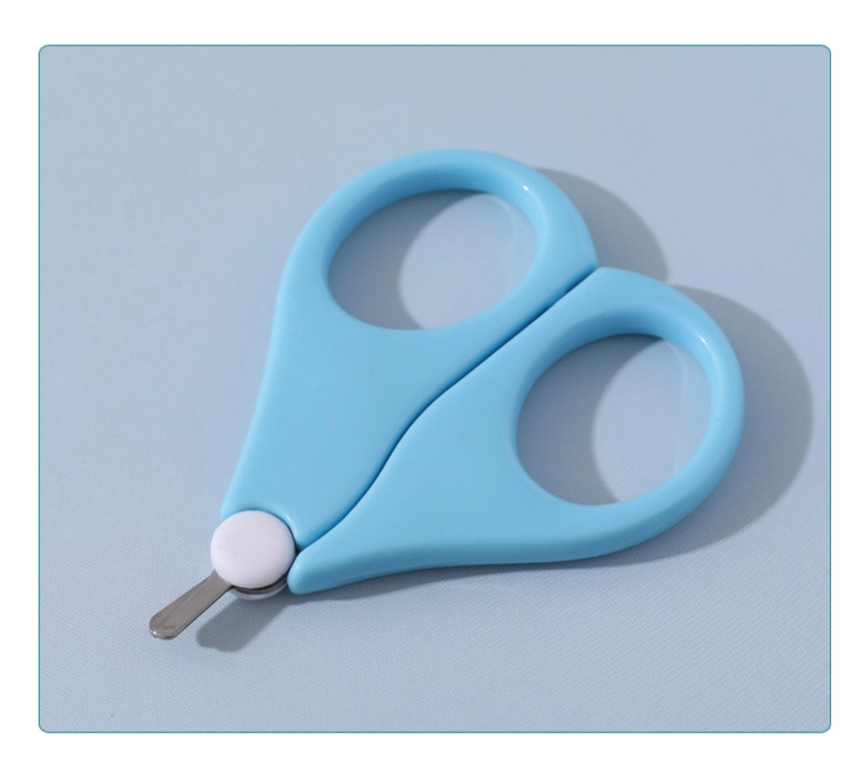 Rounded-Tip Baby Safety Scissors | Nail Trimming Scissors for Babies and Toddlers